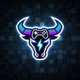 电竞牛官方Logo - 象征着力量与坚持的牛头标志